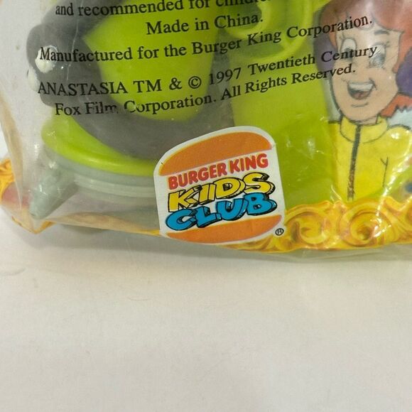 Burger King Kids Club Toy – Anastasia Pull String Flyer 1997 - Picture 6 of 8